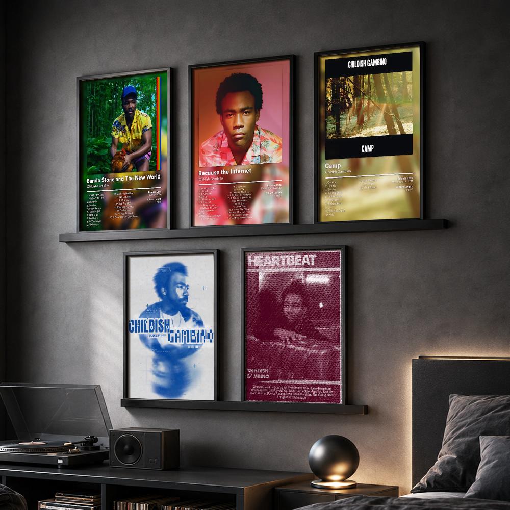 Interior Design Drawing - C-Childish Gambino Album Muzyczny Obraz Kaligrafia