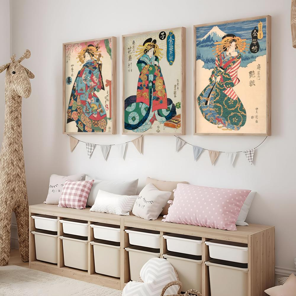 Retro Japońska Gejsza Plakat M – Interior Design Minimalist recenzja i cena