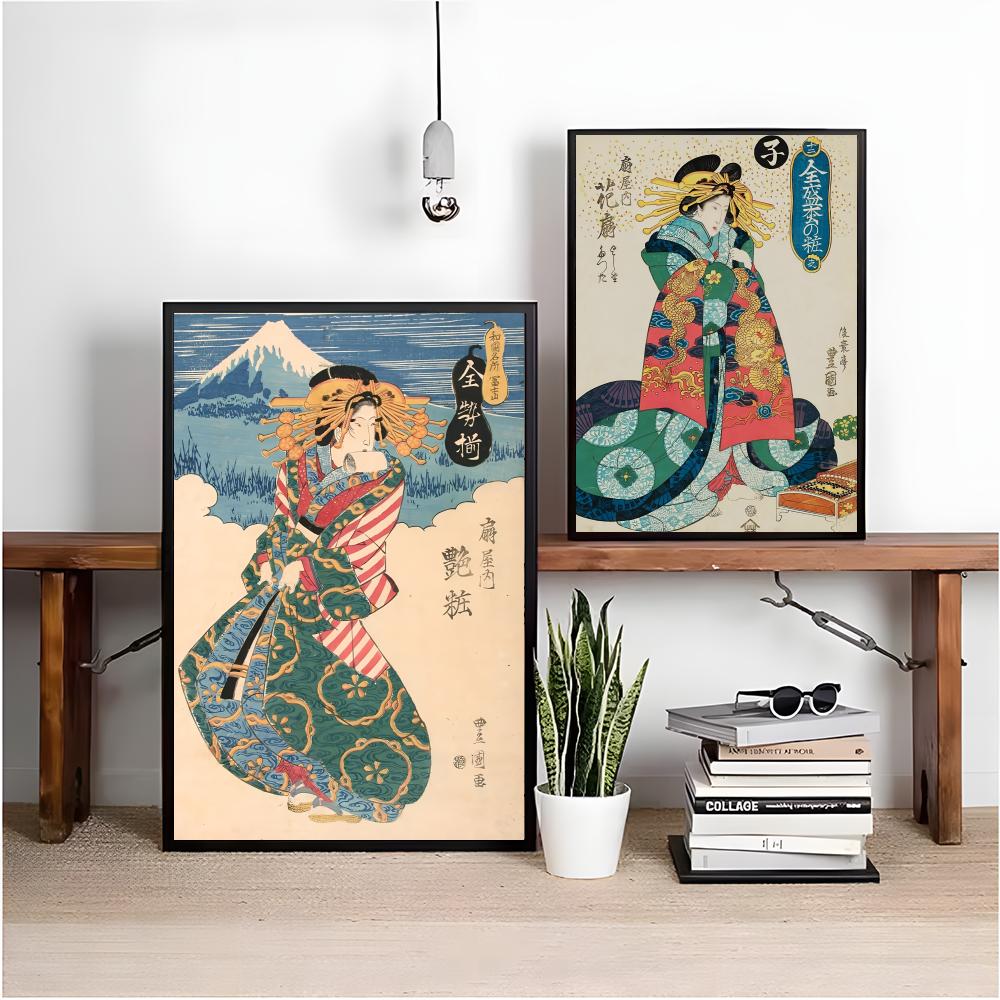 Retro Japońska Gejsza Plakat M – Interior Design Minimalist recenzja i cena