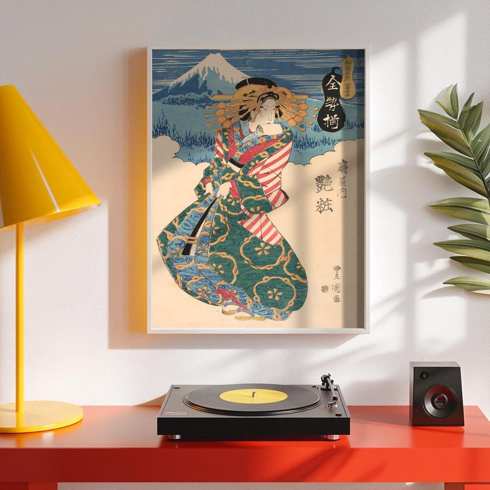Retro Japońska Gejsza Plakat M – Interior Design Minimalist recenzja i cena