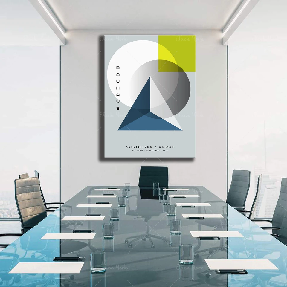 Plakat wystawowy Bauhaus Weima – Interior Design York recenzja i cena