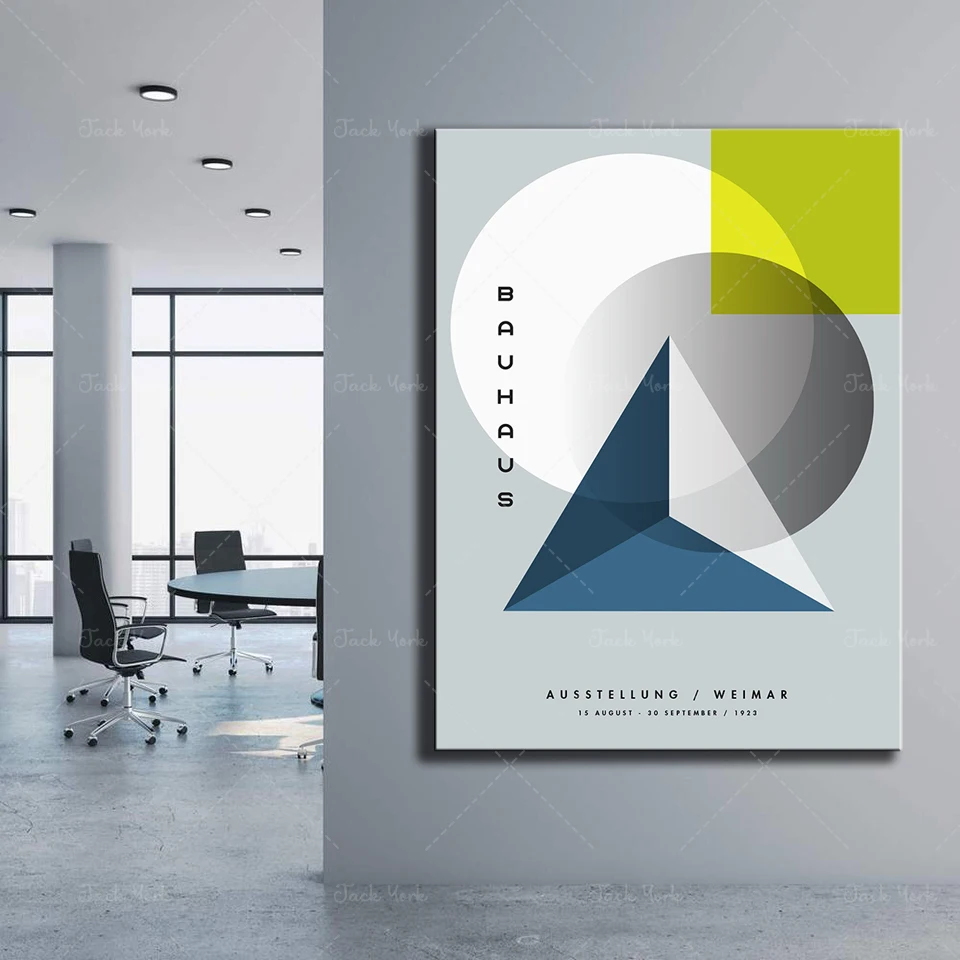Plakat wystawowy Bauhaus Weima – Interior Design York recenzja i cena