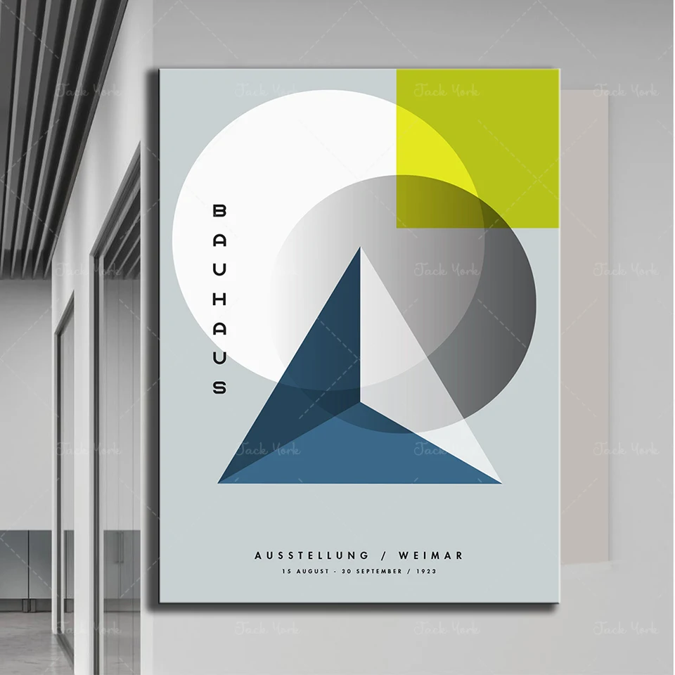 Plakat wystawowy Bauhaus Weima – Interior Design York recenzja i cena