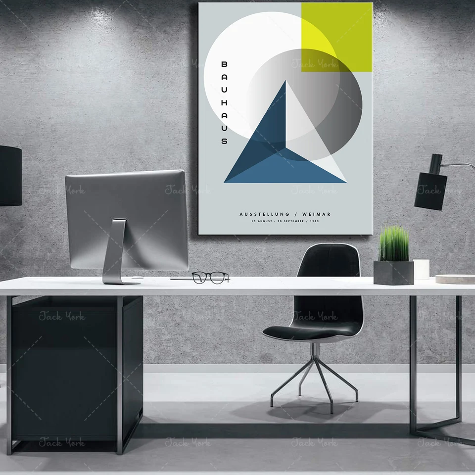 Plakat wystawowy Bauhaus Weima – Interior Design York recenzja i cena