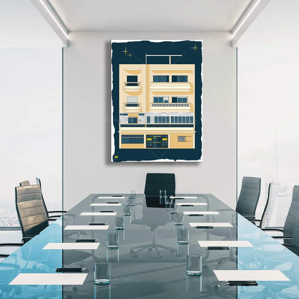 Bauhaus Tel Aviv Print Nowocze – Interior Design York recenzja i cena
